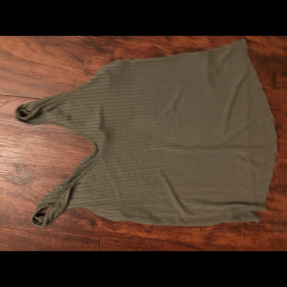 Mudd green tank top small